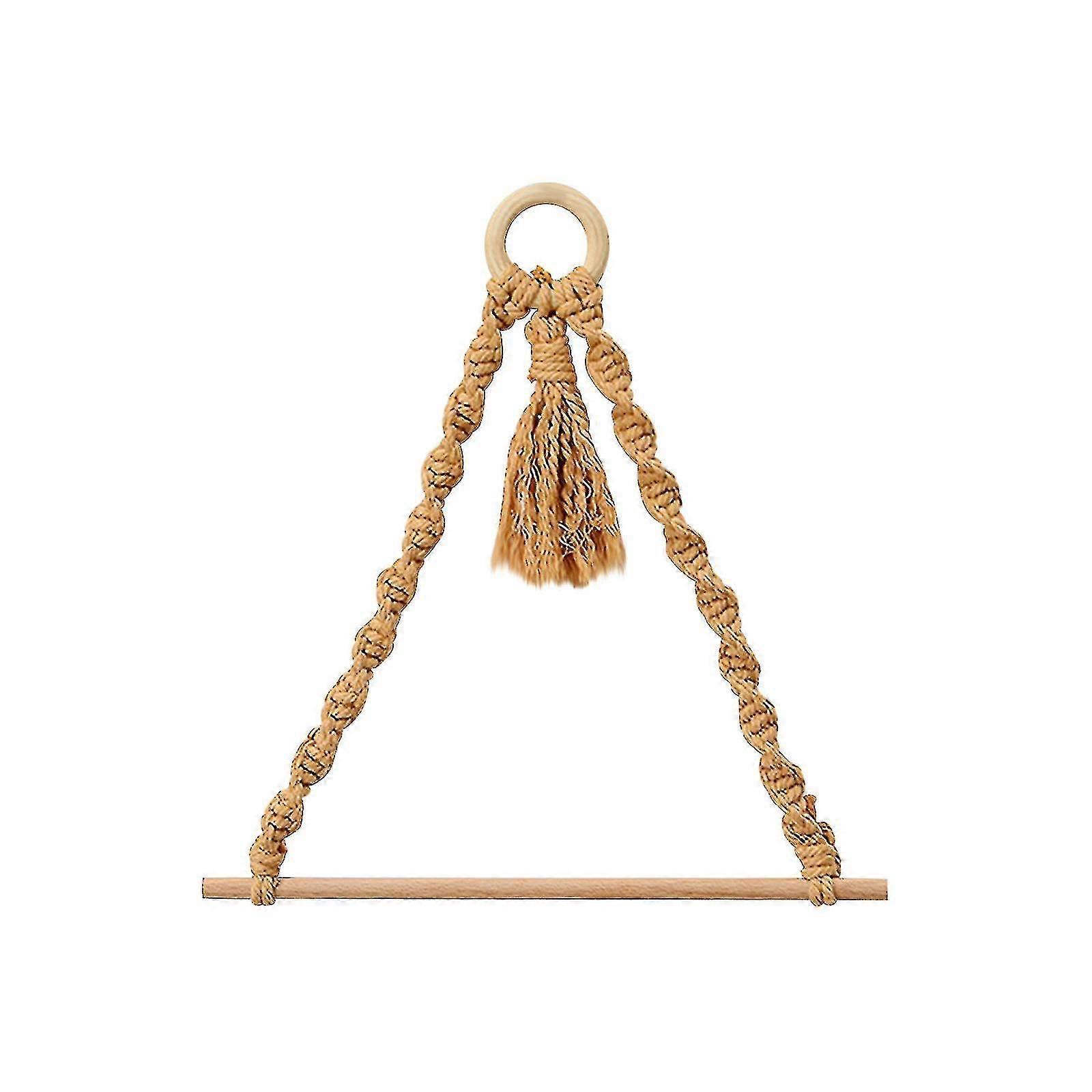 Bomullsrep Handvävd handduk rack handduk rack vägg hängande vardagsrum sovrum