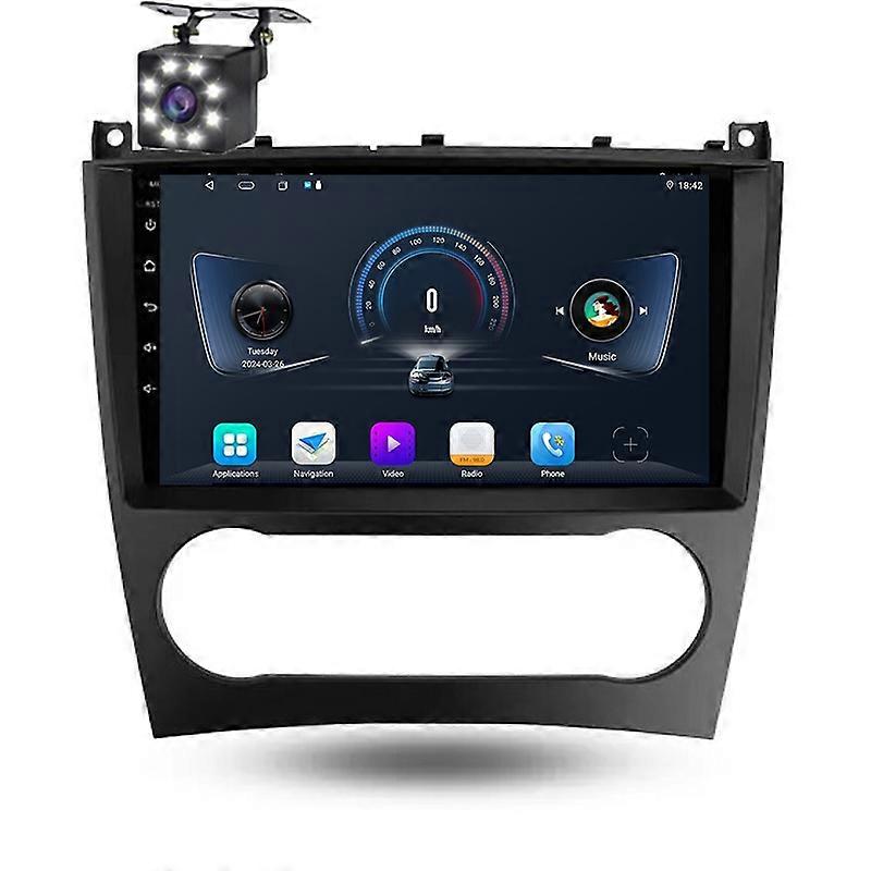 Car Radio For Benz C Class W203 W209 C180 C200 2004-2011 Multimedia Video Player Carplay Navigation 