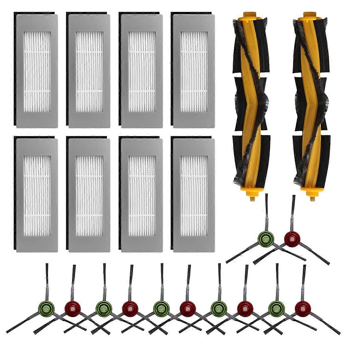 Brush Filter Accessories Replacement Parts Set, Main Brushes for DEEBOT T8 N8 Ozmo 950 920 Replacem