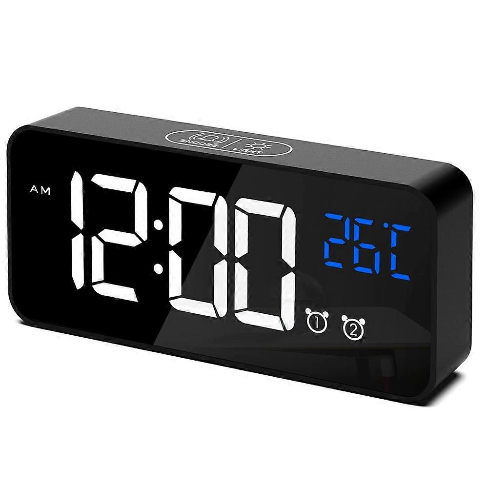 Large Digital Alarm Clock For The Blind - Large Electronic Clock, Huge Digital DisplaySilver