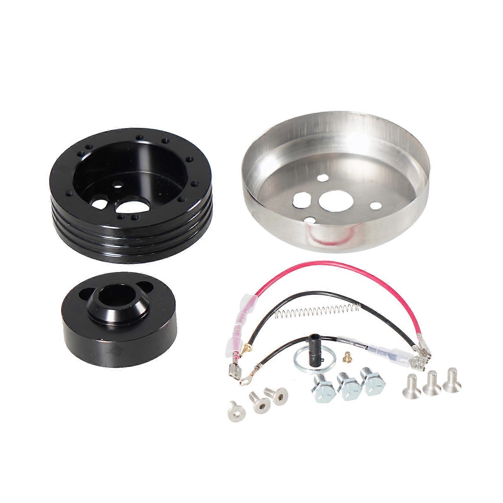 5 & 6 Hole Car Automobile Steering Wheel Hub Adapter  Polished Short Hub