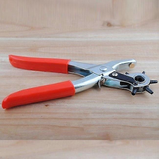 الجلود حزام ثقب لكمة كماشة لكمة تدور آلة الخياطة حقيبة واضع أداة ووتشباند حزام المنزلية Leathercraft