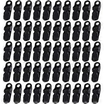 Tarp Clips Winddichte Luifel Klemmen Camping Tent Snaps Plastic Krokodillenklem voor Buitenactiviteiten (50Stuks)