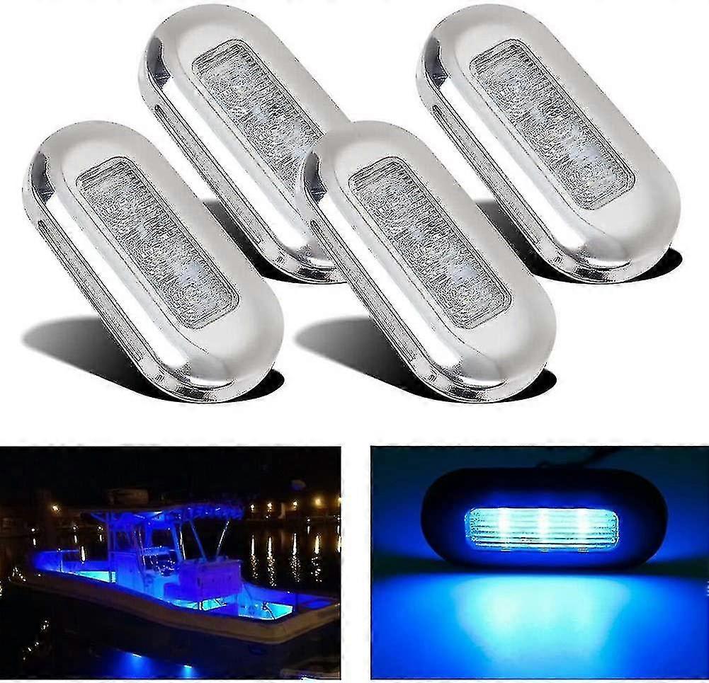4pcs 12v E Deck S, E Boat Led