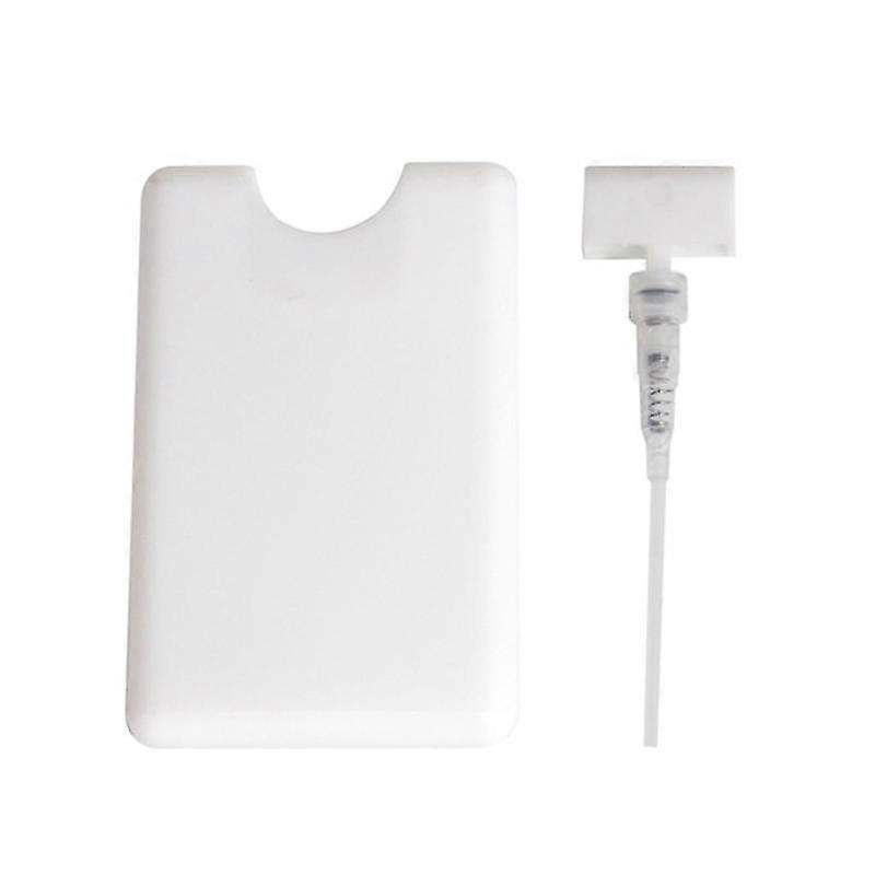 20ml Card Shape Plastic Perfume Sprayer Refillable Empty Bottle Creative Flat Type Fine Mist Atomizer Portable Moisturizing Liquid Container