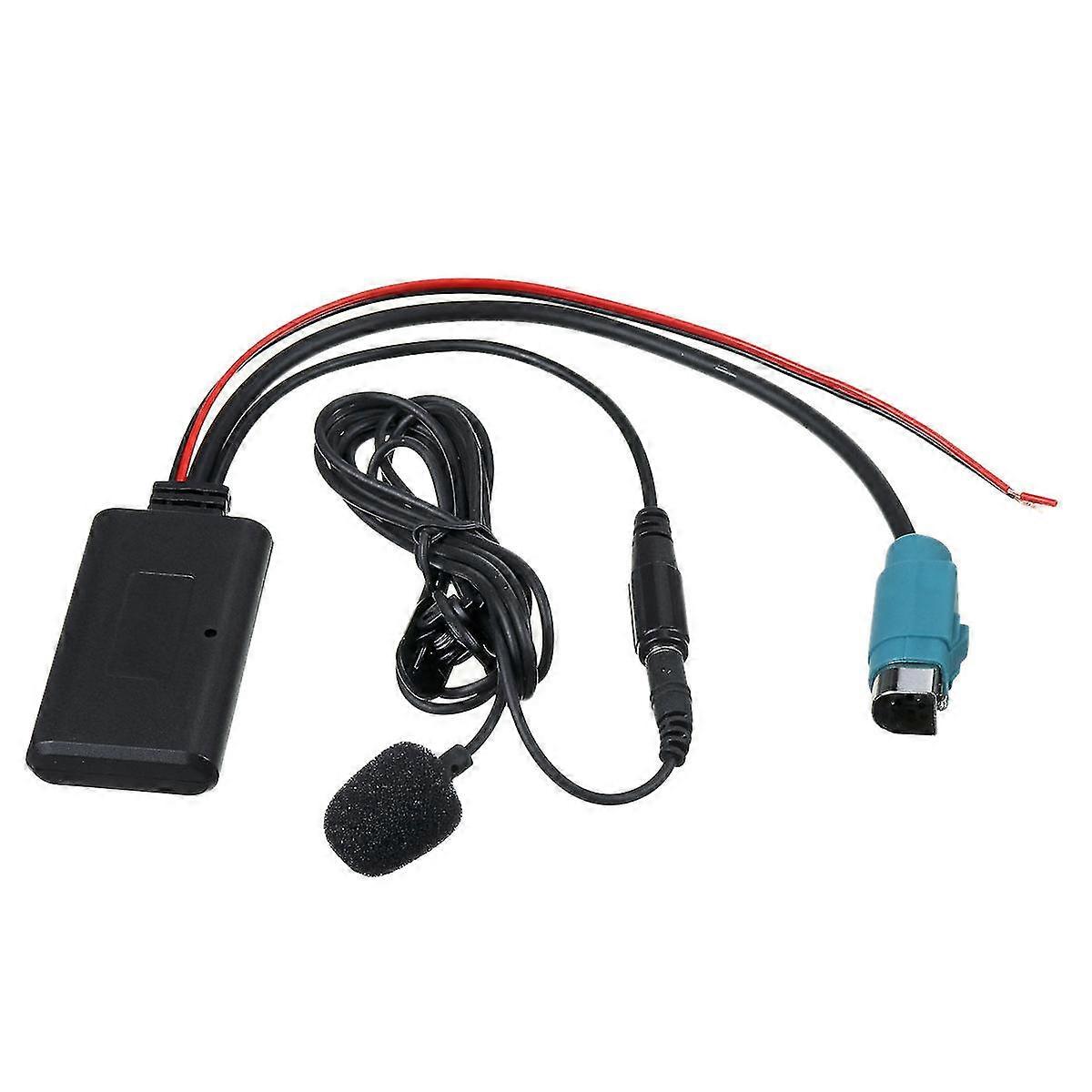 Car Bluetooth 5.0 Audio HIFI Cable Adaptor Microphone Handsfree for CD Host
