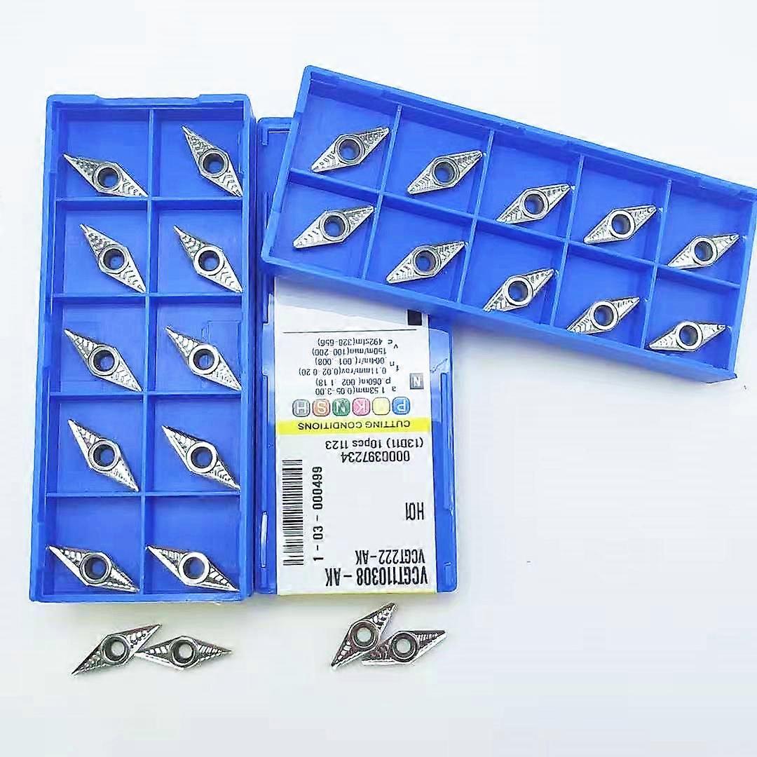 Lathe tool VCGT110304-AK H01 CNC turning blade high-performance aluminum copper tool VCGT 110308-AK VCGT110304 turning tool