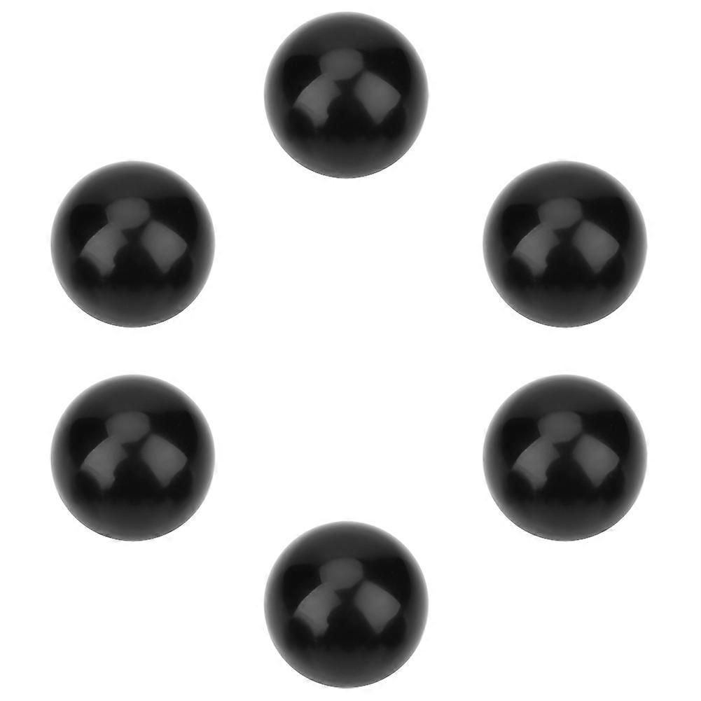 6Pcs Black M12 Threaded 40mm Diameter Round Handle Ball Knob compatible Machine Tools