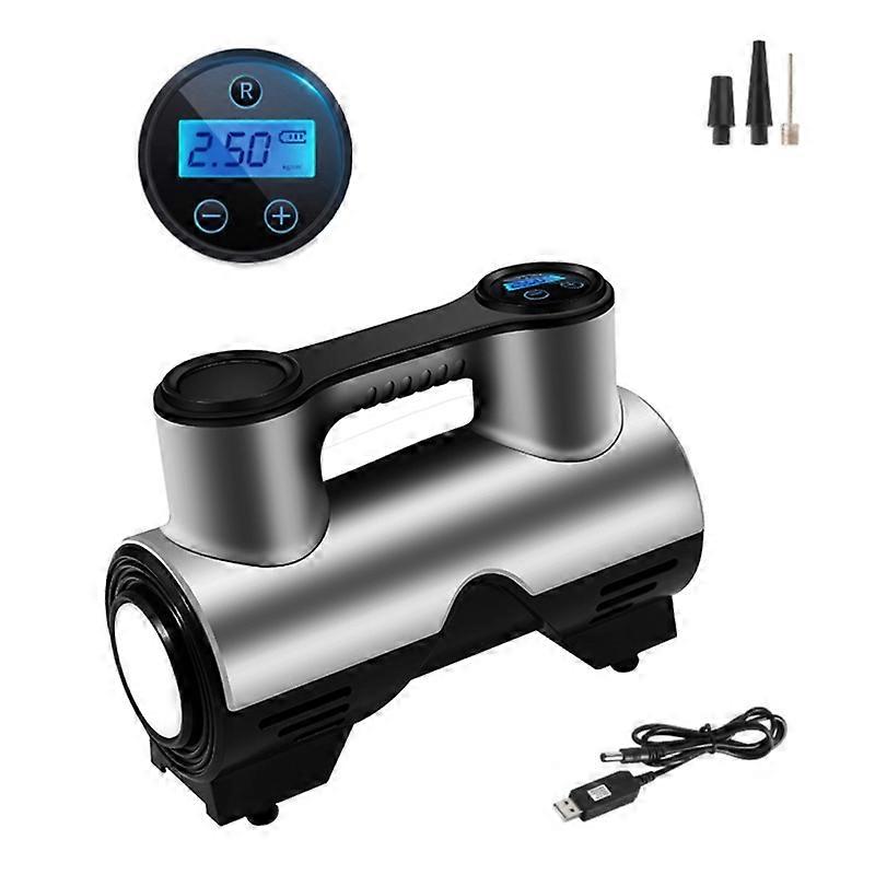12V/120W Portable Car Air Compressor Pump with Mechanical Display Dial