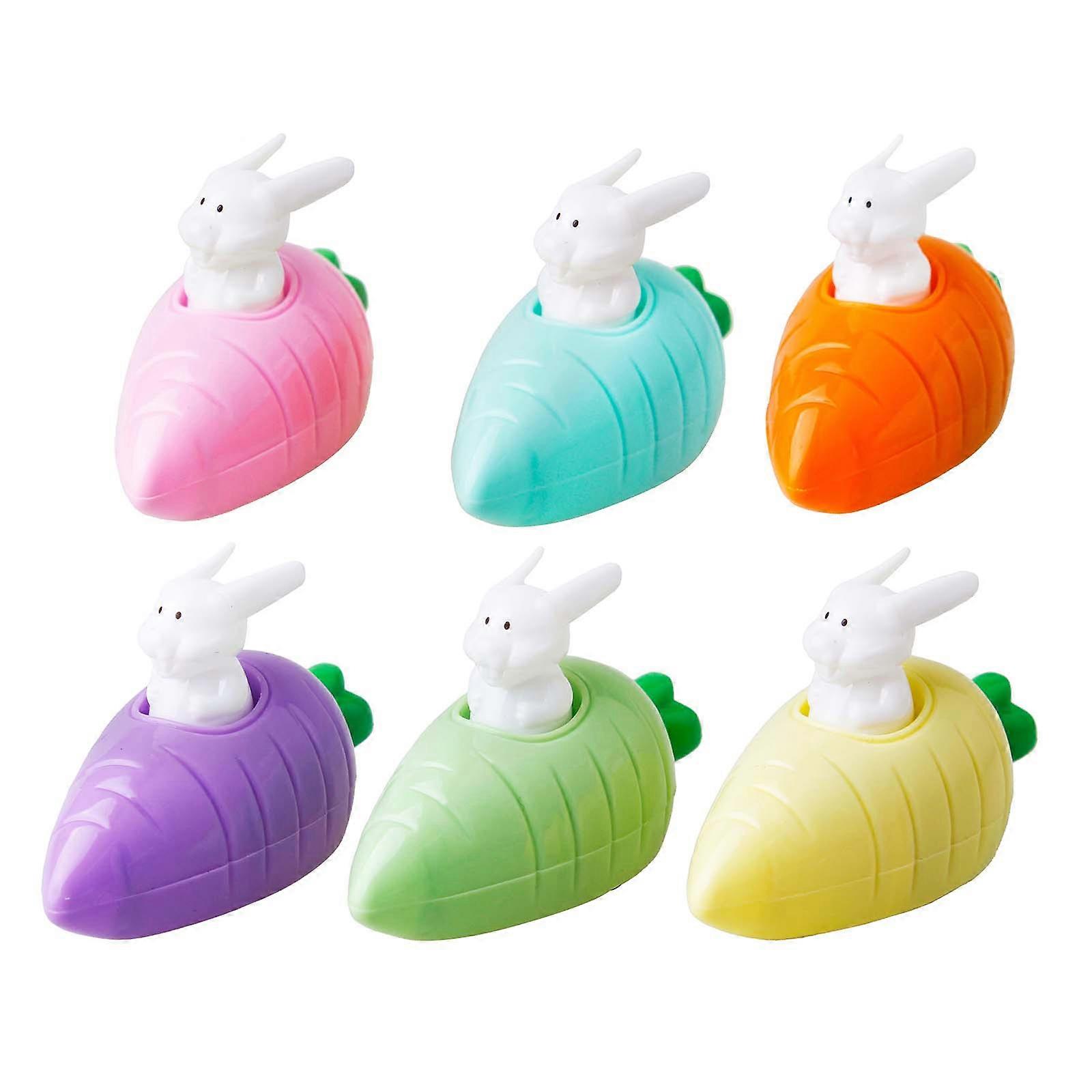 RabbitRadish rabbit return car Easter Radish rabbit roundabout birthday lovely gift creative 6 interactive toys