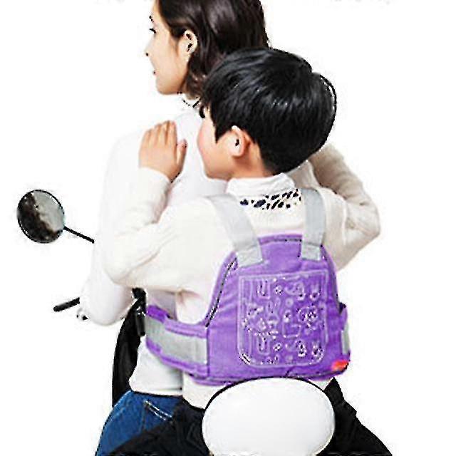 Adjable Cycle Safety Belt Electric Vehicle Passenr Protector Ycle Back Seat Harness Belt