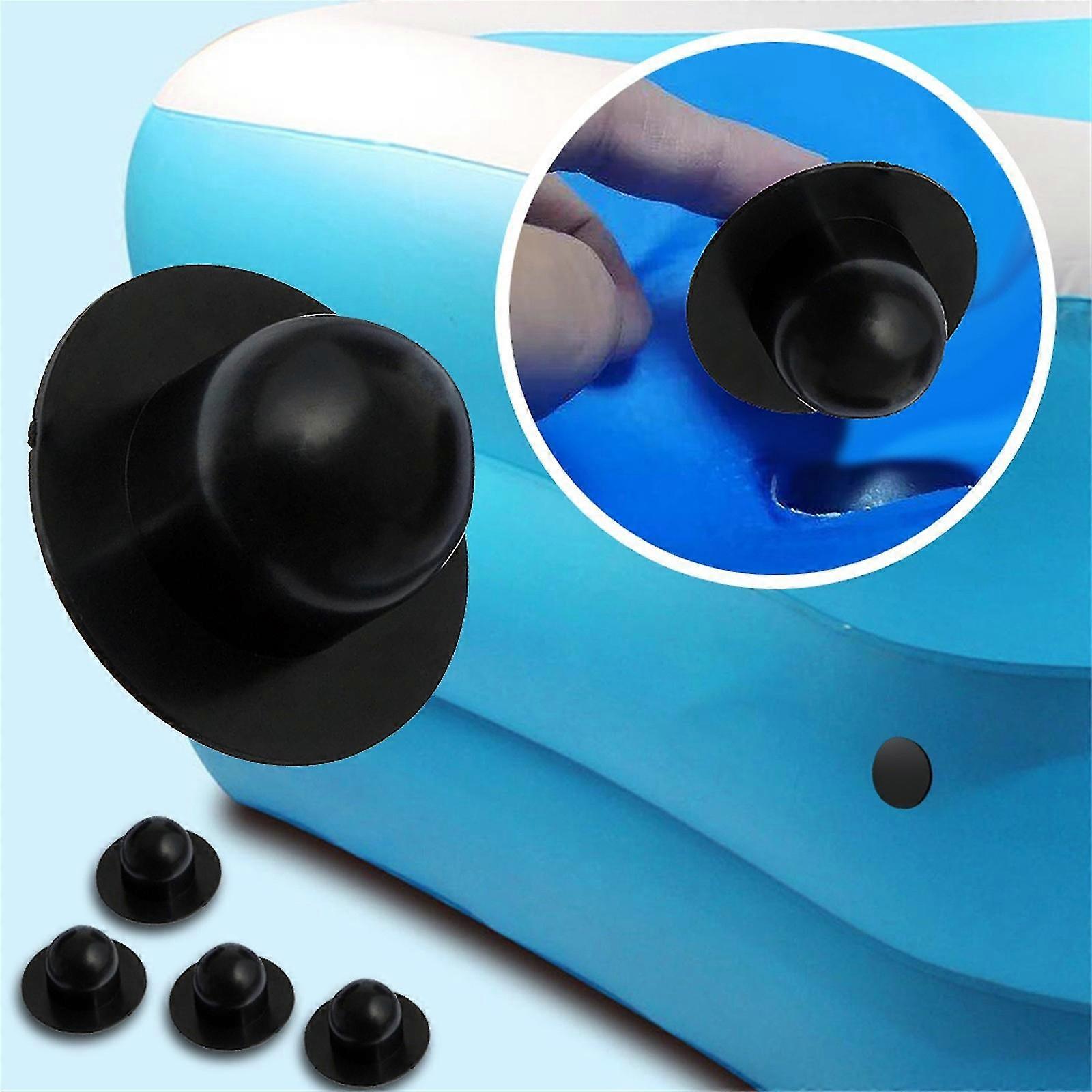 10pcs Black Pool Plug, Pool Strainer Hole Plug, Wall Inlet Replacement Fitting Ground Pool Filter Pump Strainer Plug