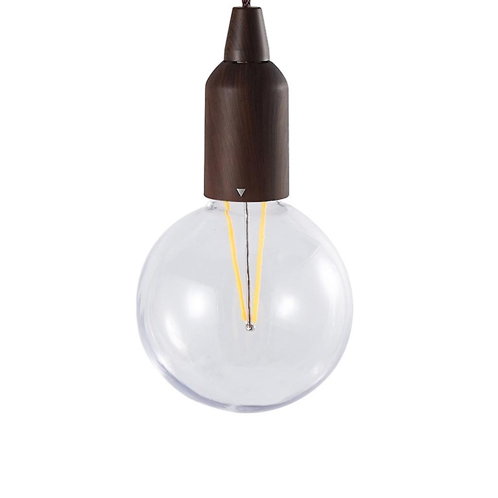 Bærbar Camp Light Pull String Lyspære Telt Lampe Vanntett for Bryllup