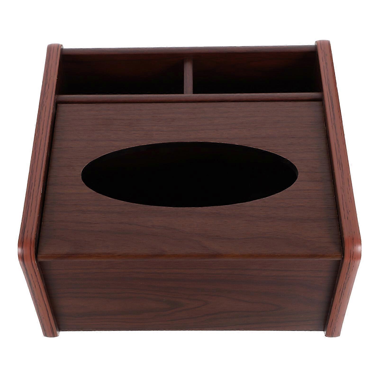 Tissue Box Desktop Tissue Case Remote-Control Storage Box Pen Box Tissue Holder