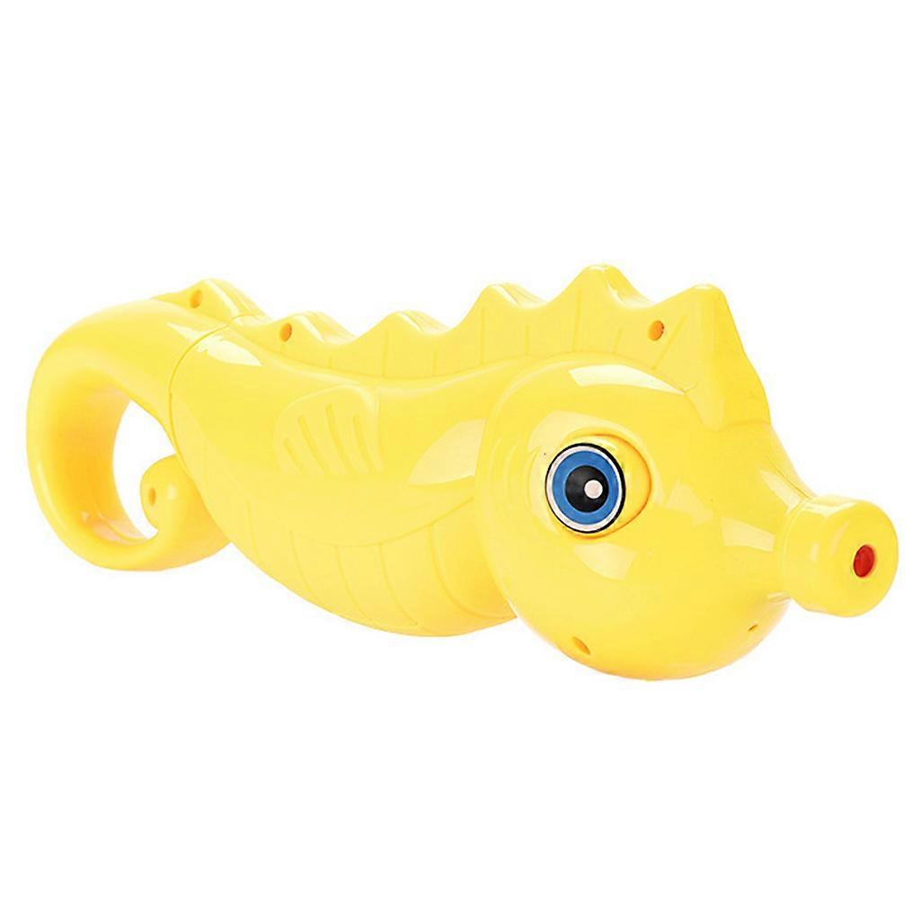 Hippocampus Large-capacity Pull-out Spraying Water Pull-out Guns Toy for Kids