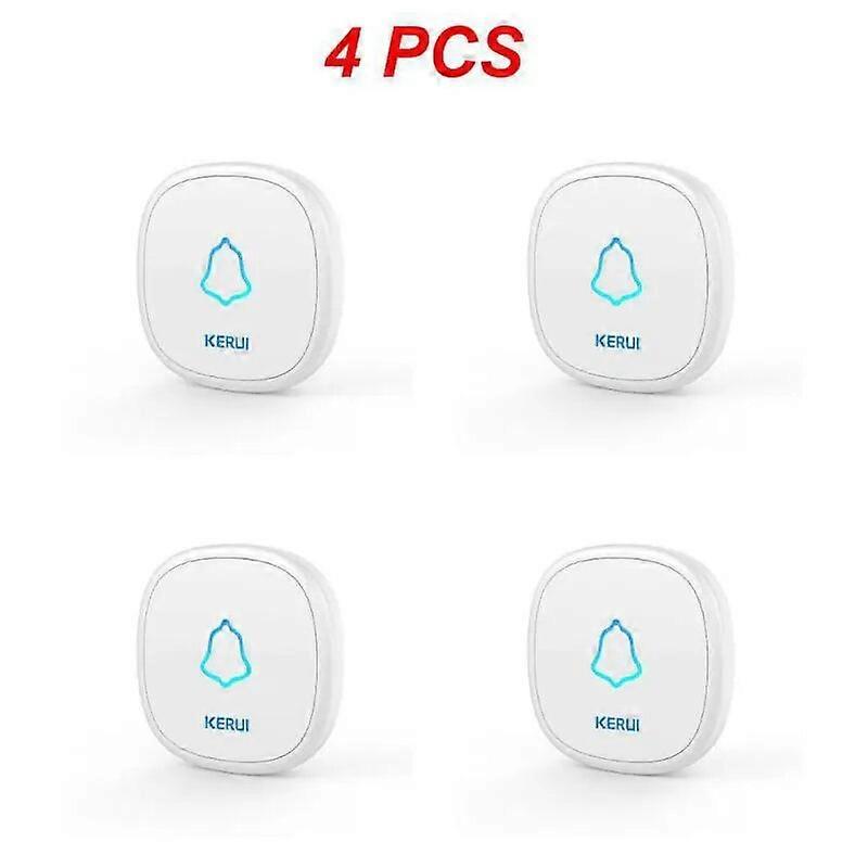 1~5PCS Waterproof Touch Doorbell Button Wireless SOS Emergency Button 433MHz Alarm Accessories For KERUI Doorbel Alarm System