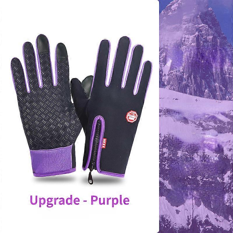 רכיבה על אופניים מסך מגע Moto מירוץ כפפות רכיבה כפפות אופנוע חורף חורף פליז תרמי מרופד גואנטים מחוממים עמידים למים