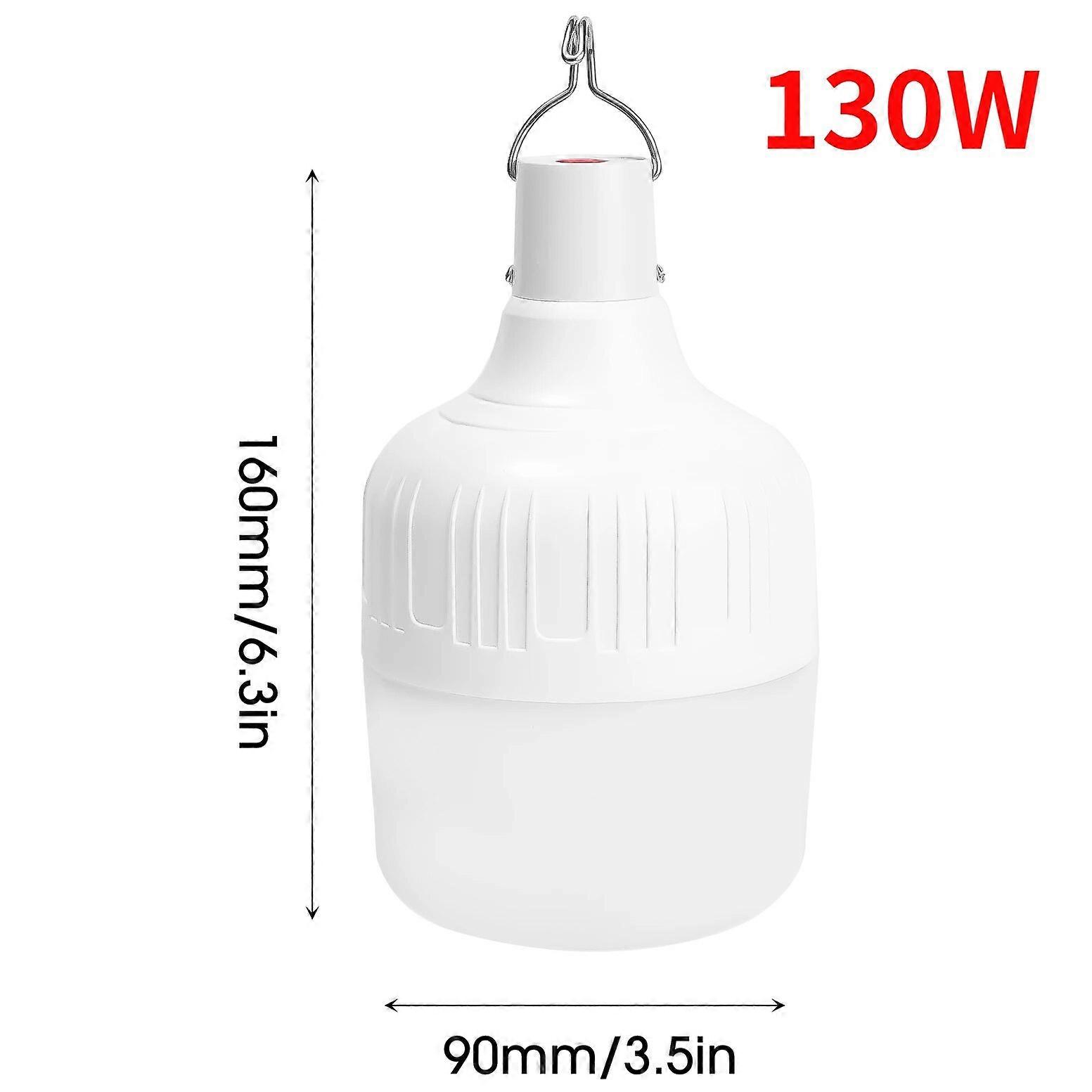 Outdoor Bulb USB Rechargeable LED Emergency Lights Portable Tent Lamp Battery Lantern BBQ Camping Light for Patio Porch Garden