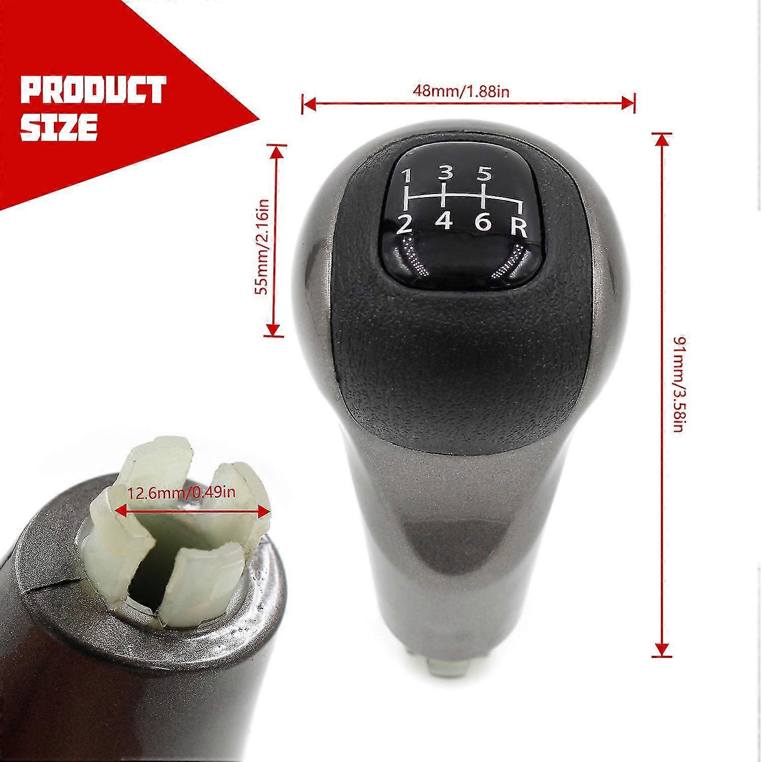 Manual Gear Shift Head Manual Gear 5-speed 6-speed Manual Shift Knob Is Compatible With Honda Civic 2006-2011 Tw