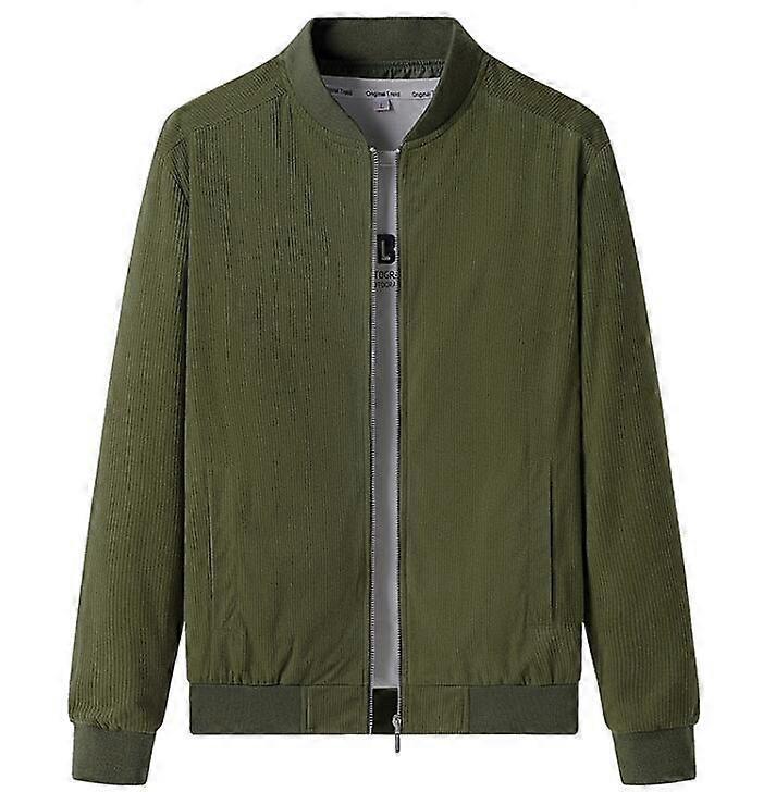 Miesten vakosametti pystykaulus baseball takki