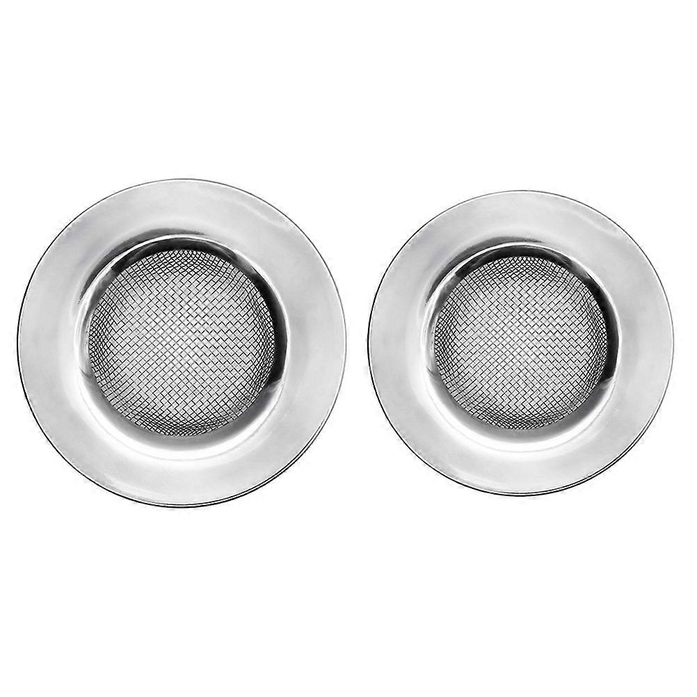 2 Stück Edelstahl-Sieb Waschbeckensieb Badezimmer Waschbecken Sieb Korbfilter Filterwaschbecken Sieb