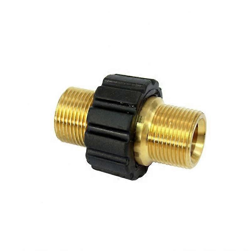 Hose Quick Coupler, M22 X 1.5 Dual Male Pressure Washer Adapter Compatible with Karcher, Karcher Hd and Hds Pressure Washer Hose (14mm Diameter