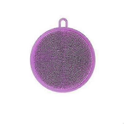 3pcs Flexible Silicone Dish Washing Sponge Kitchen Cleaning Tool