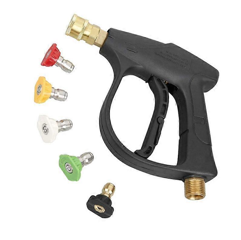 High Pressure Washer Gun Multi Tip NozzleBlack1Pcs