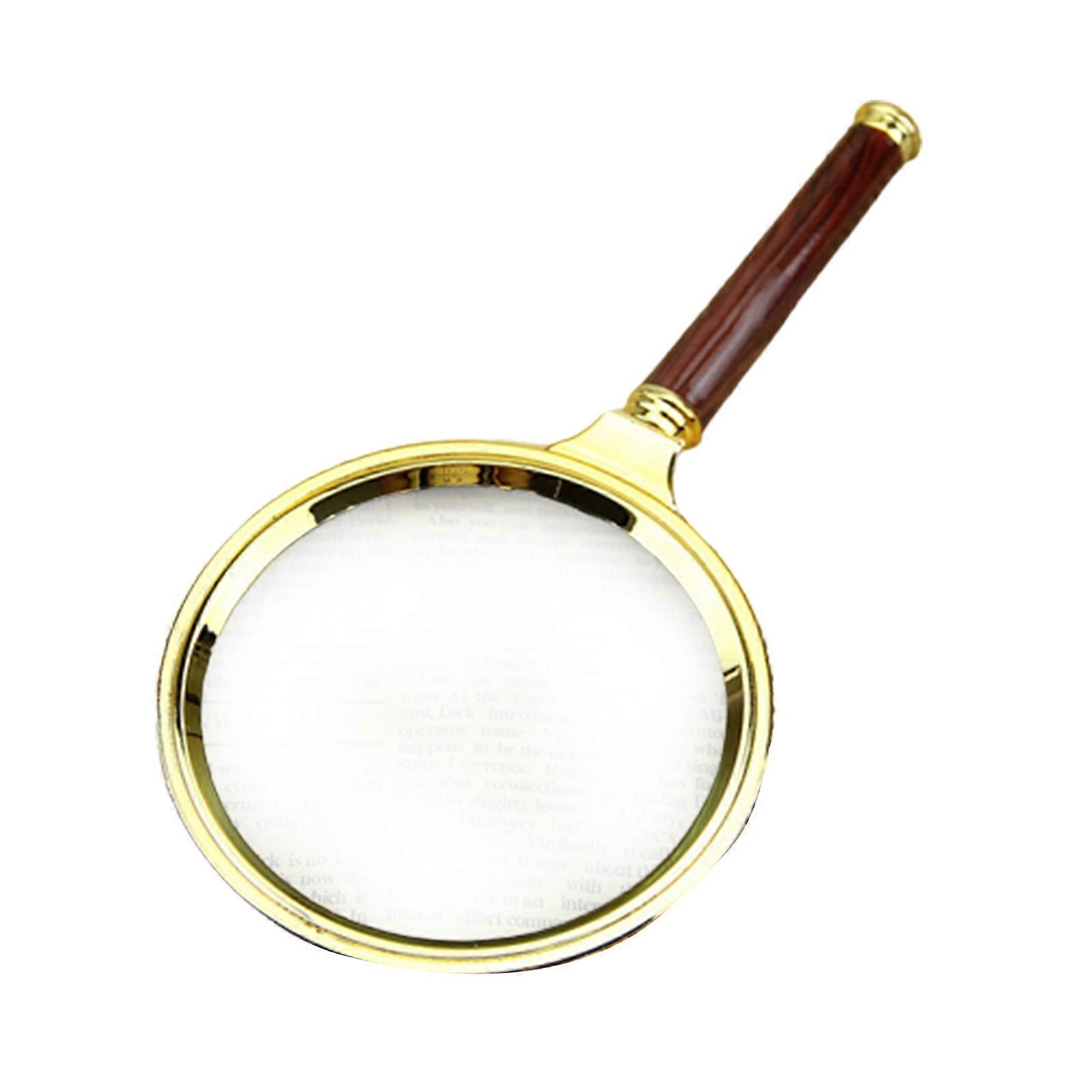 10x håndholdt lup retro zink legering ramme lup juveler forstørrelsesglas qinhai