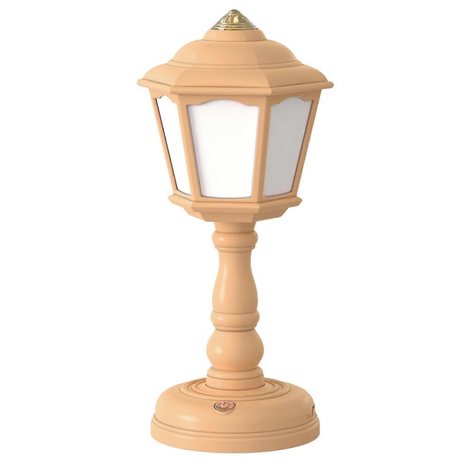 Home Office Desk Lamp, Touch Rechargeable Desk Lamp, Stepless Dimming, 3 Color Modes, Retro Night Light, Gooseneck Desk Lamp For Studying, Reading