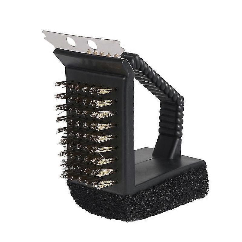 Bbq Grill Cleaning Brush Bbq Triangle Copper Wire Cleaning Brush