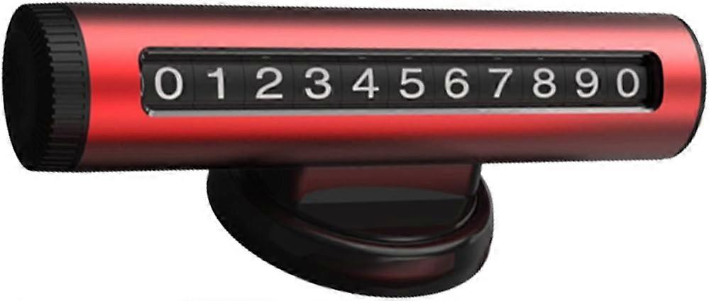 Promotional sales Temporary Car Parking Card Rotatable Car Phone Number Plate Convenient Temporary Park Card for Various Car Parking Signs