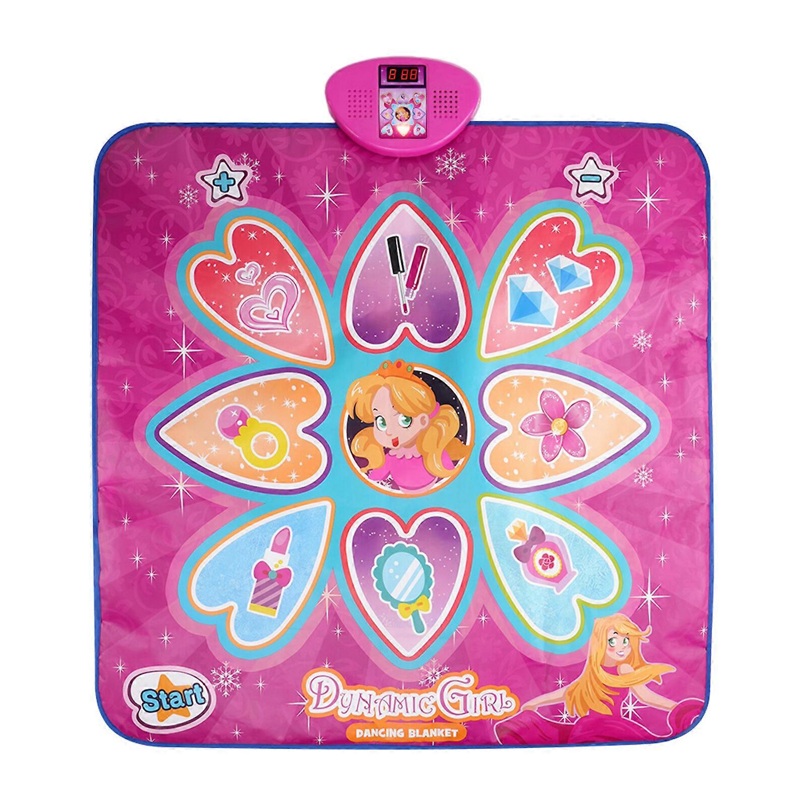 Upgraded Dance Mat for Kids 7 Game Modes 10 Challenge Levels Built-in Music LED