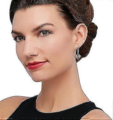 Pendientes de abejorro de ámbar en plata de ley