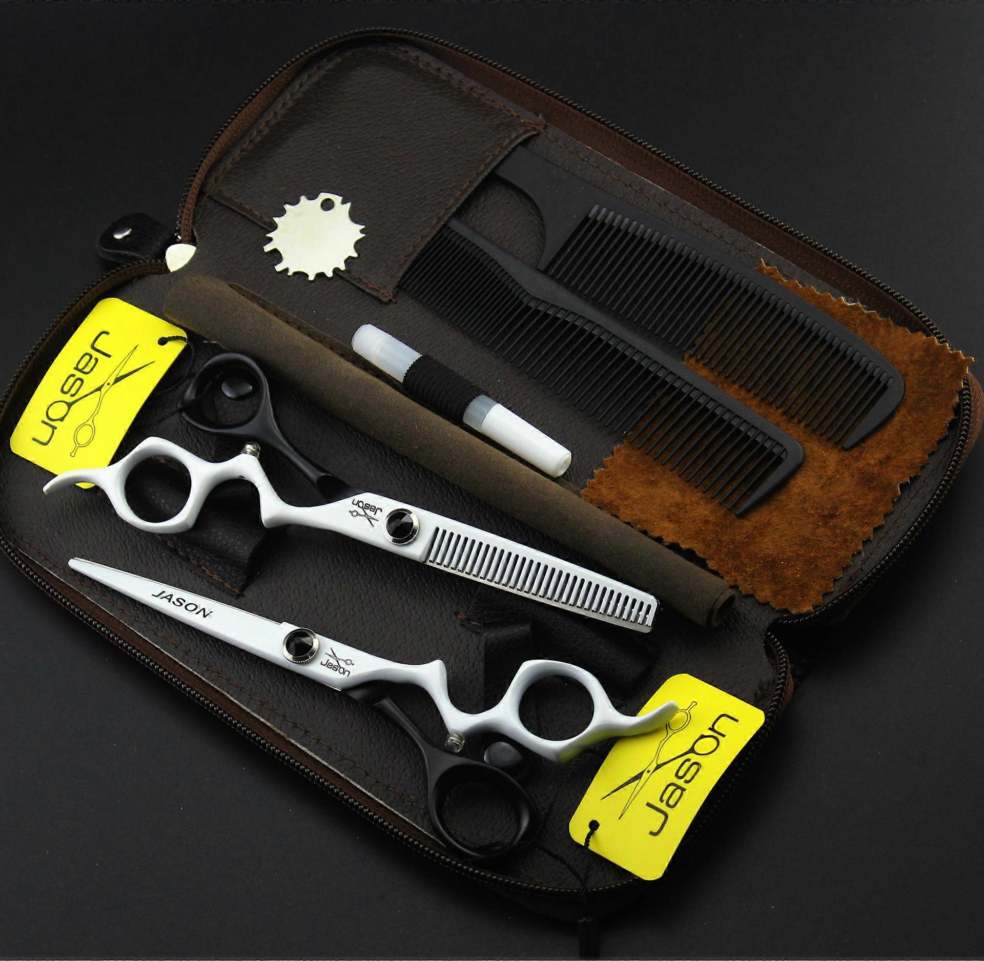 Hd-11 6.0 Genuine Hairdressing Scissors Flat Scissors Thin Scissors Set