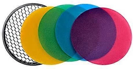 Gel and Grid Reflector for GODOX WITSTRO AD200, Pocket Flash, WiTstro AD360, AD1