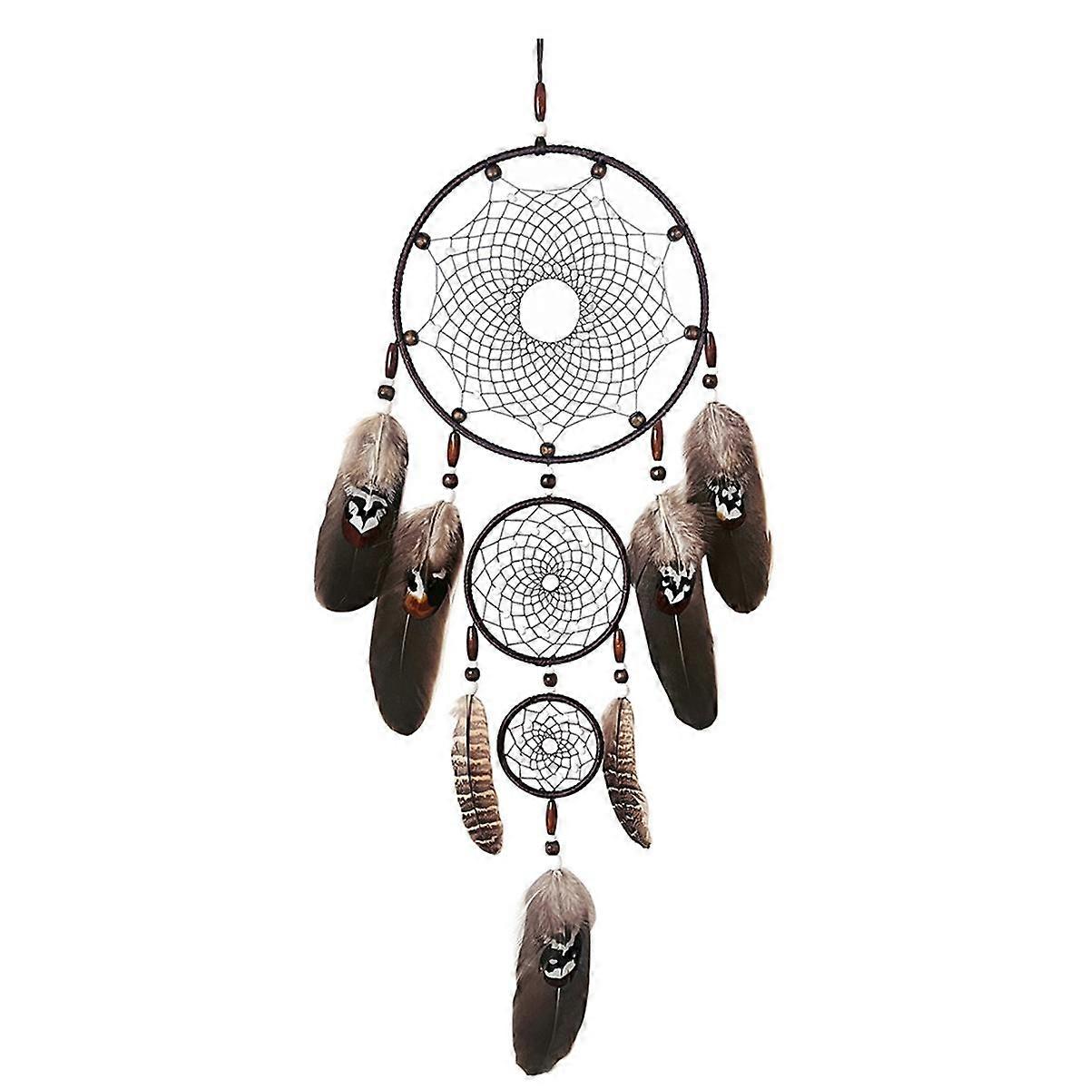 Dream Catchers Catcher Black Wall Art Dream Catcher Large Macrame Wall Hanging Window Decor Hand D
