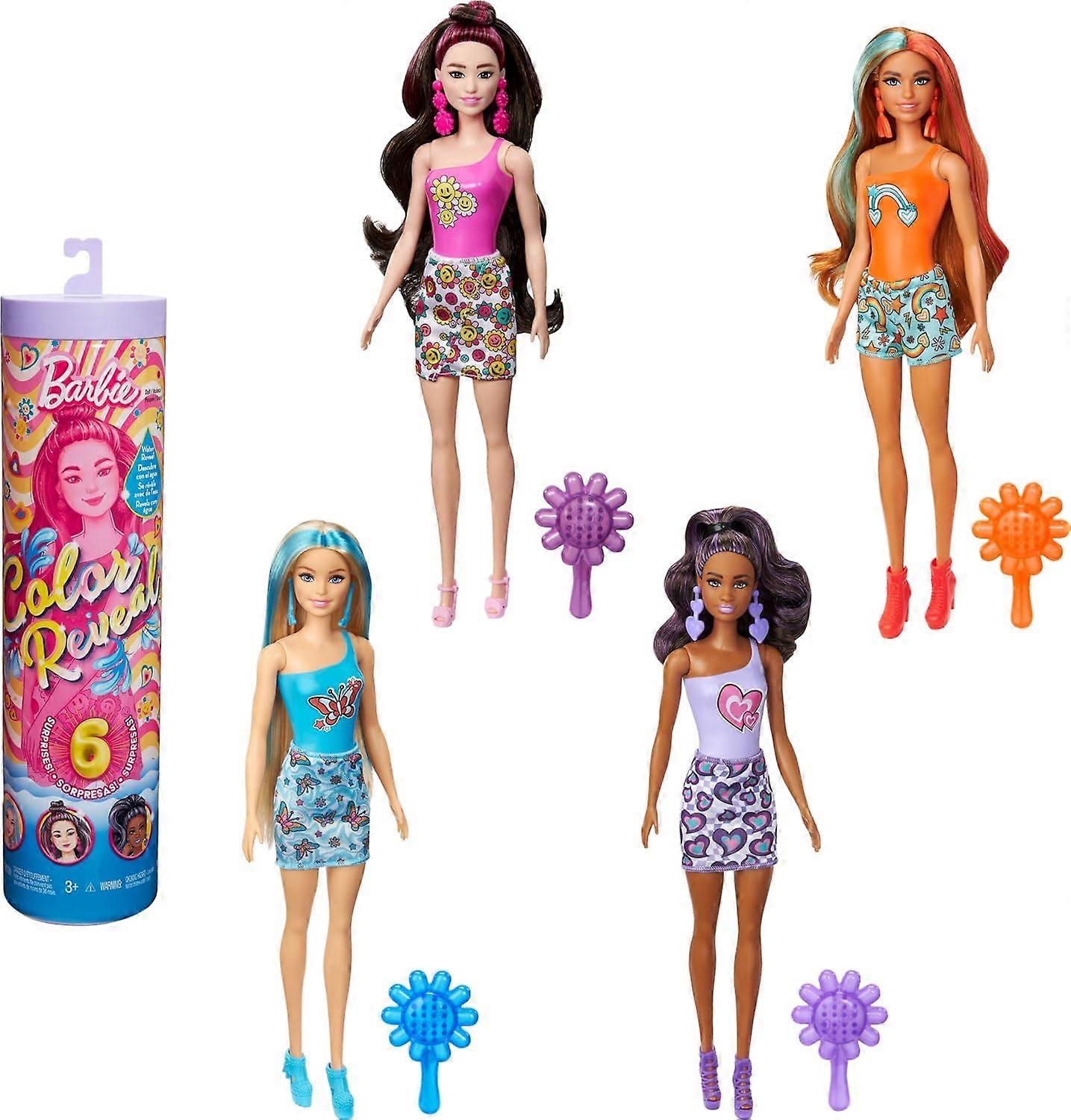 Barbie - Farve Afsløre Groovy Series Børnelegetøj