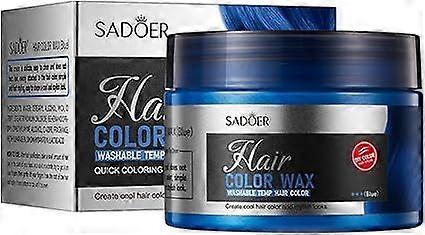 Haarfarbe Wachs, Temporäre Haarwachsfarbe, Haarfärbewachs, Schlamm Haarstyling Haarwachs Haarfärbemittel Temporäre Haarfarbe 120g