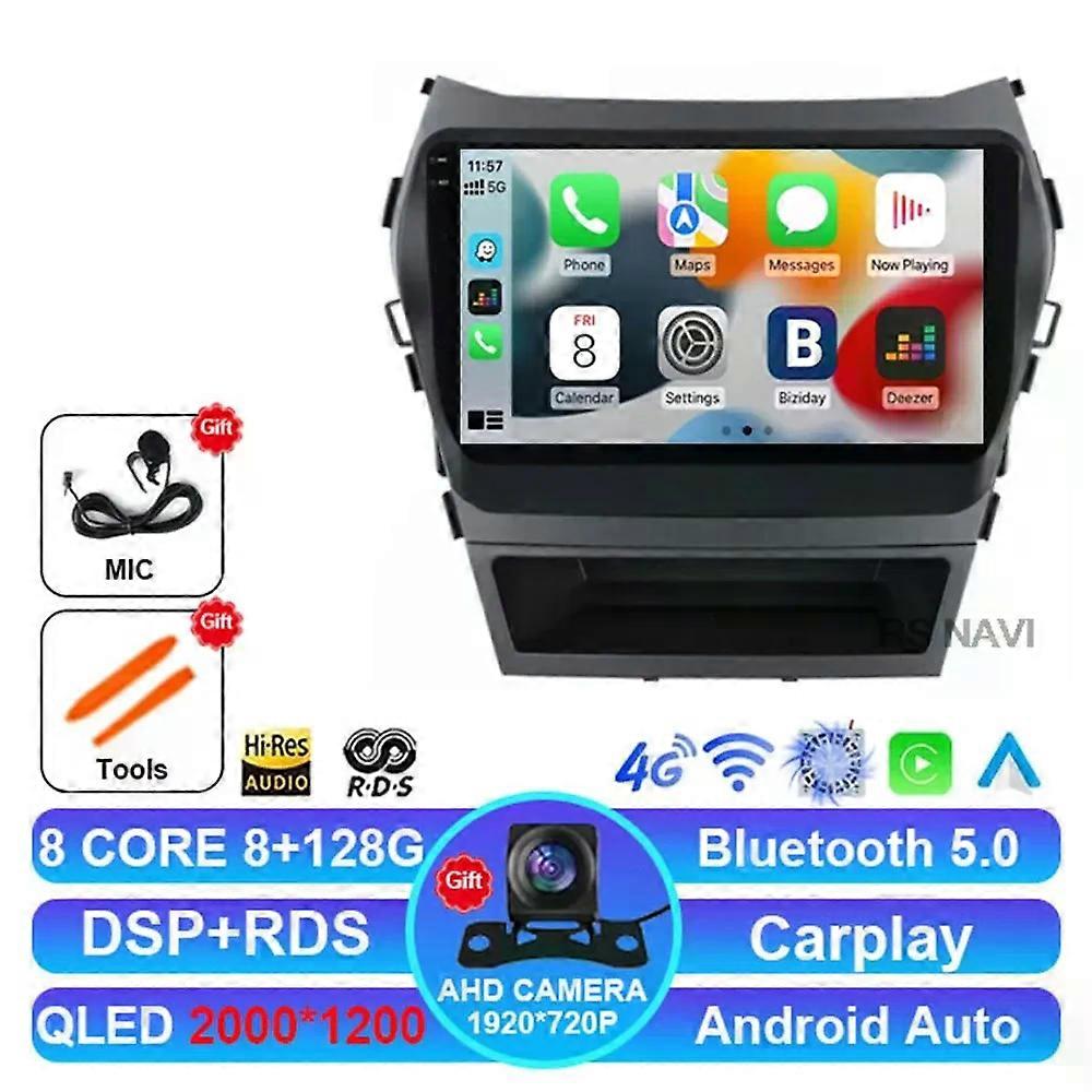 Android 14 Car Radio For Hyundai Santa Fe 3 Ix45 2014 2014 2015 2016 Navigation Viedo Player Head Unit Multimedia 4g Lte 5g Wifi