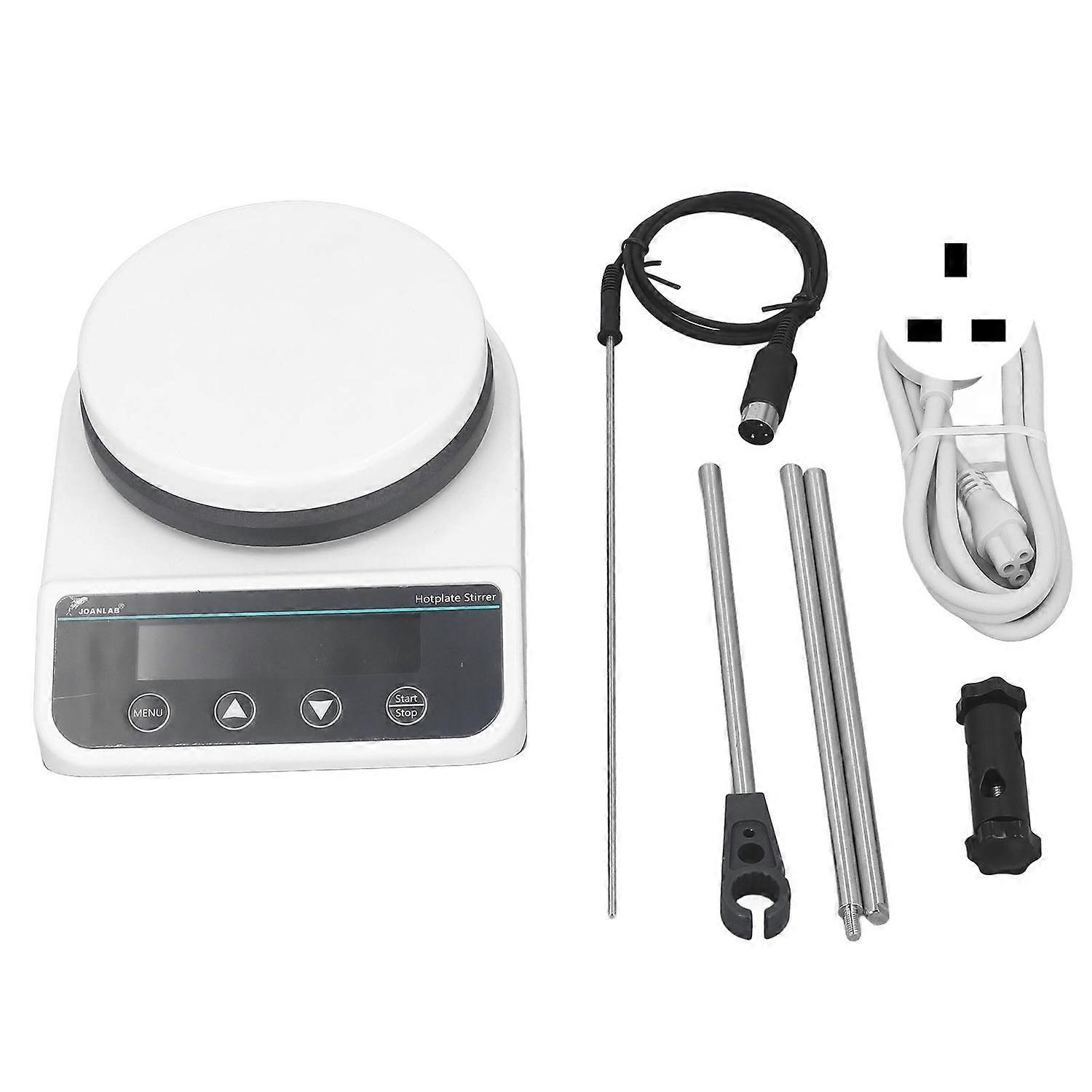 2L Magnetic Heating Stirrer Stir Plate Mixer Thermostatic Digital Display Small Electromagnetic Mixe