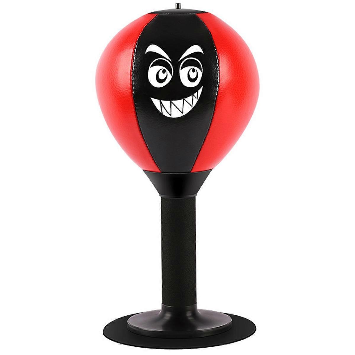Desktop Punching Bag, Stress Buster with Suction Cup for Office Table and Counters for Kids Coworkers and Friends,B