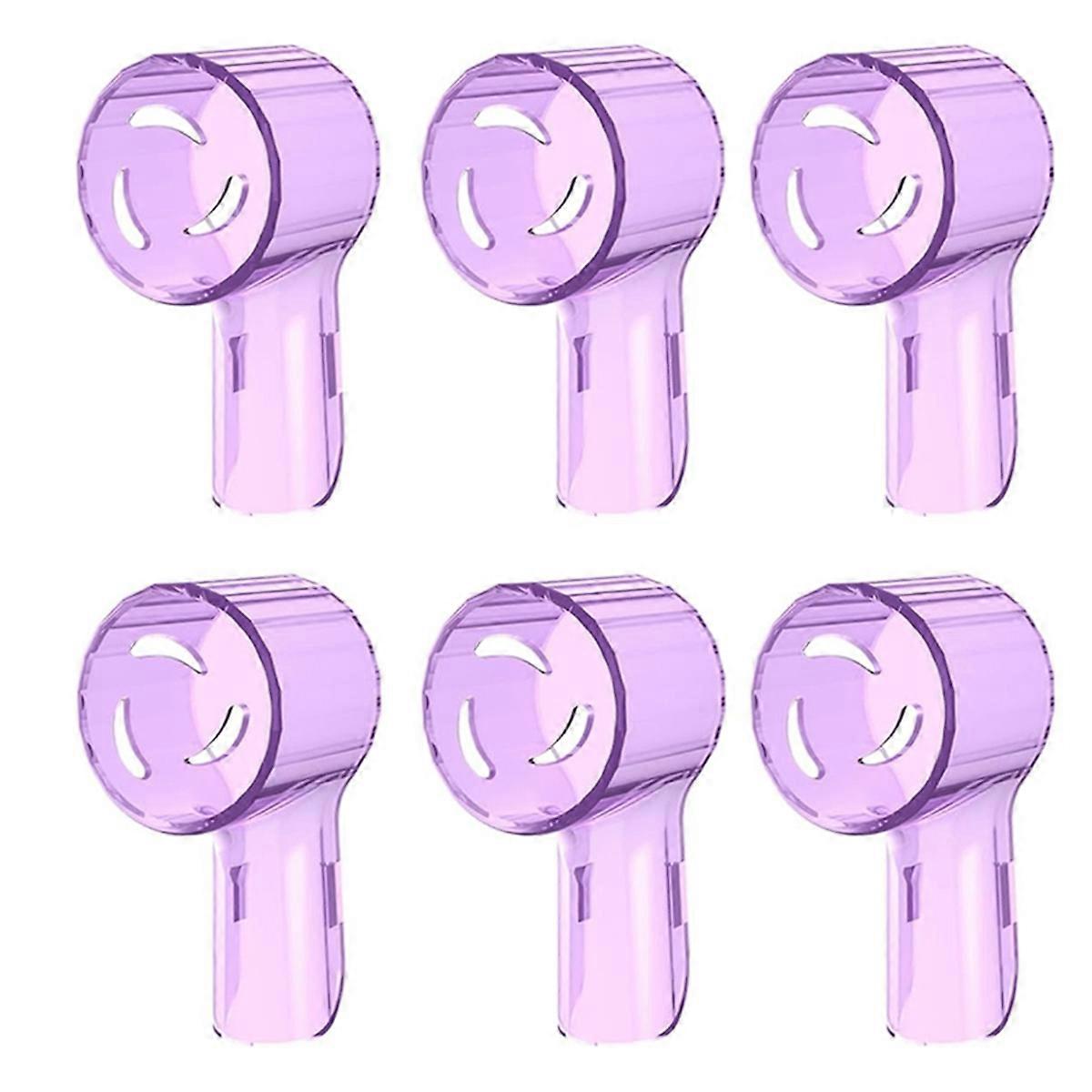 6 Pack Toothbrush Heads Dustproof Cover Compatible for , Fits for IO Series, Convenient Travel,