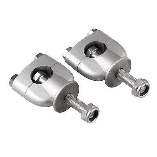 2Pcs 22mm Universal Handle Riser Single Clamp Handlebar Hole Bar Mount Clamp for Off-road