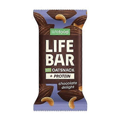 Organic oat protein bar with chocolate delights 40 g