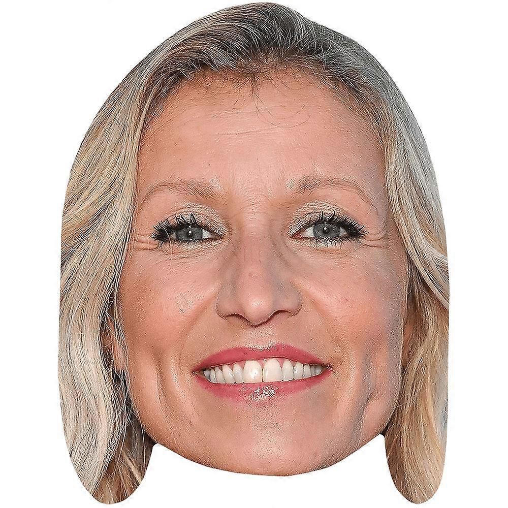 Alexandra Lamy (Lipstick) Celebrity Mask, Flat Card Face