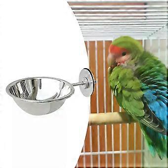 Jaula de pájaros Comedero para animales pequeños para periquitos periquitos periquitos 11cm/14cm Accesorios para mascotas Jaula de pájaros Loro comida Cuencos de agua