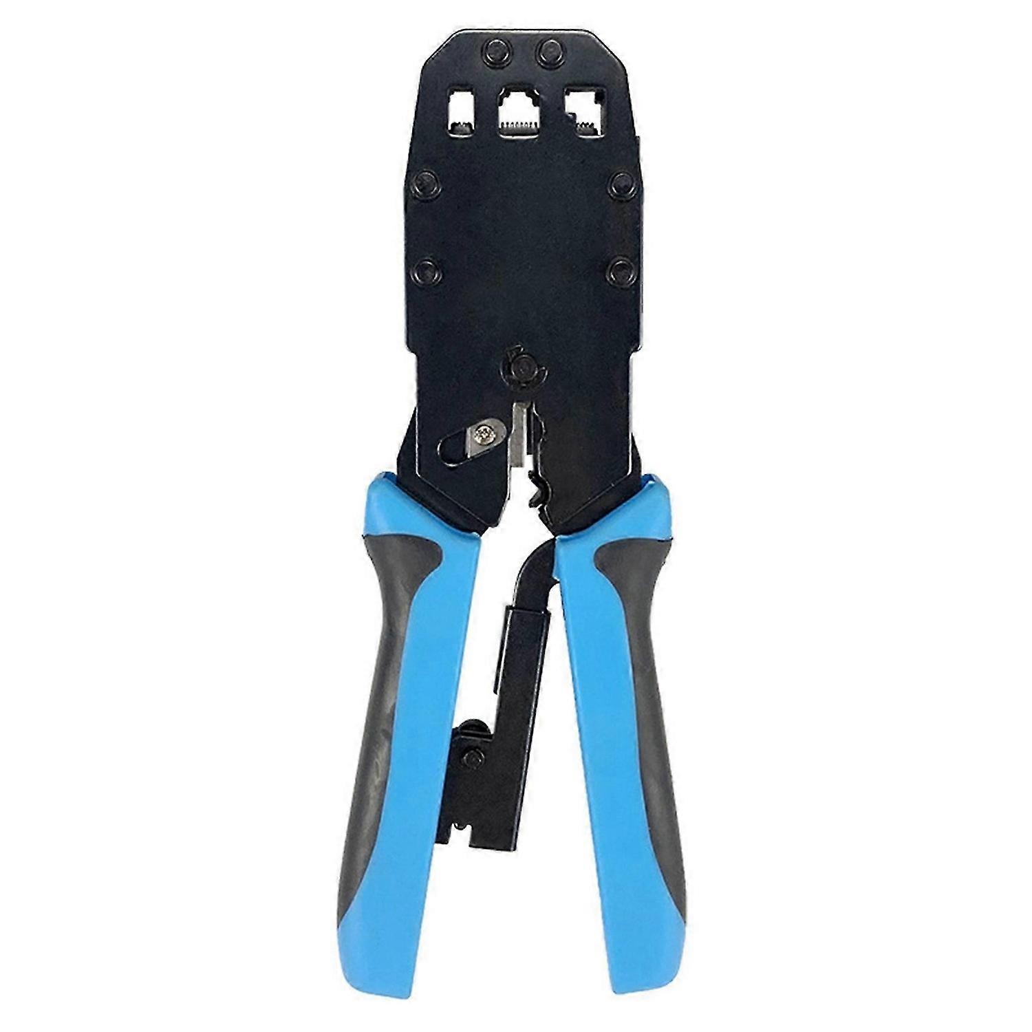 RJ45 Network Crimper 10P 8P 6P 4P Crimping Tools Stripper compatible RJ45 RJ11 RJ12 RJ50 Connector E