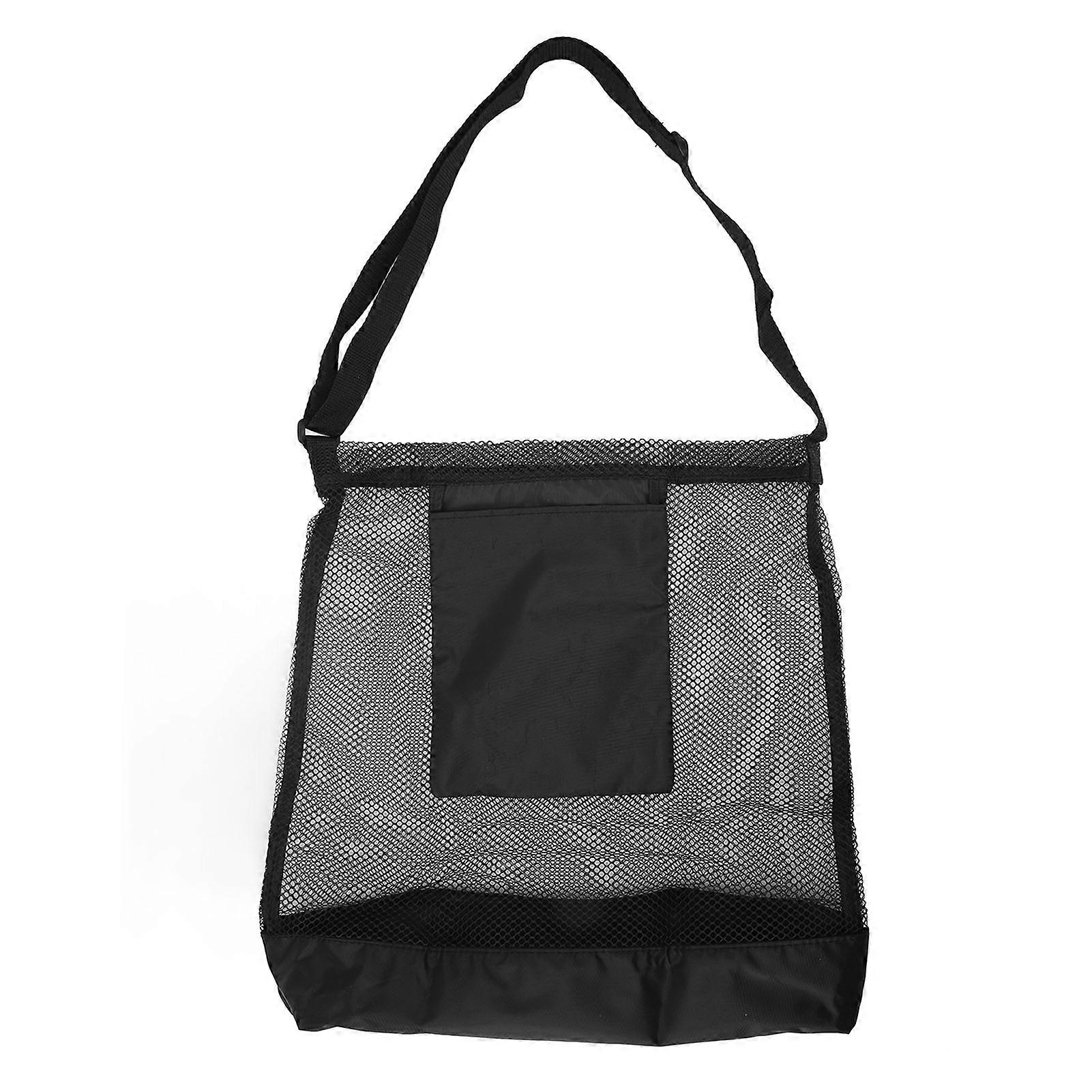 Mesh Pouch Harvesting Bag Large Capacity Mushroom Foraging Bag with Adjustable Shoulder Strap for Garden Fruit Picking