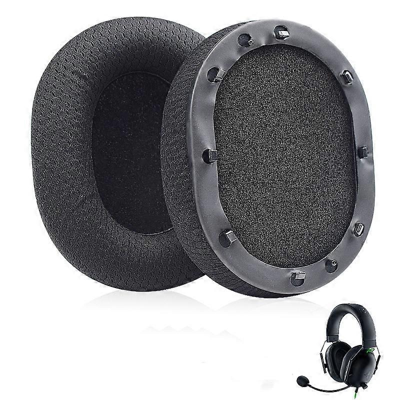 1 Pair Earpads For Razer BlackShark V2 USB SOUND / V2 Pro Headset, Color: Black Mesh
